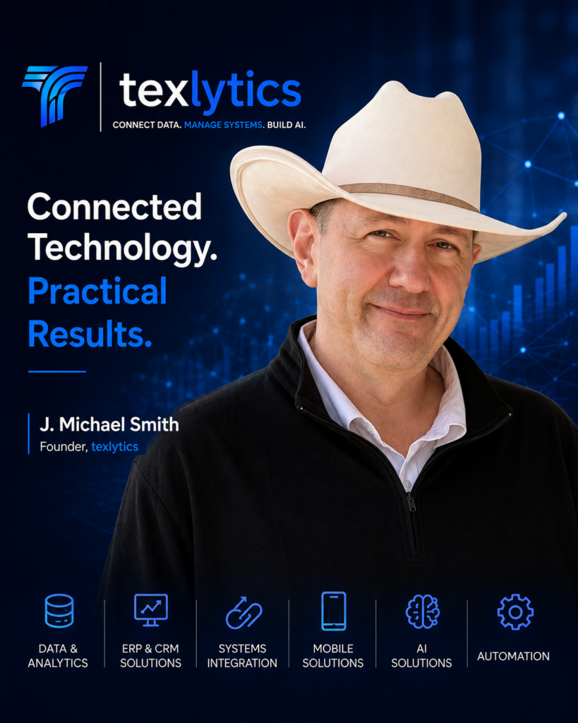 J. Michael Smith founder of texlytics